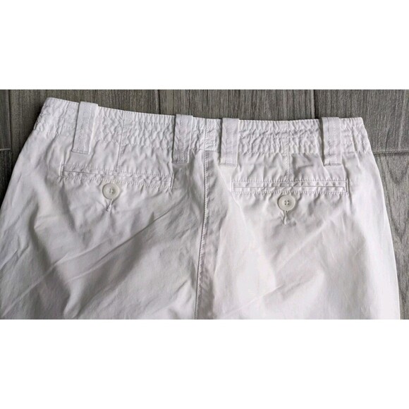 LL Bean Womens White Linen Pants Classic Fit 28x29.5 - Picture 7 of 7